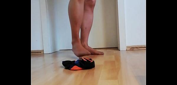  Shiny Pantyhose nude, 15den, Spandex Swimshort